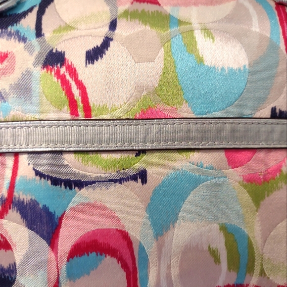 Coach Poppy Sateen Signature Monogram Crossbody Bag - Picture 4 of 13